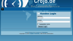 What Crojo.de website looked like in 2018 (5 years ago)