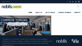 What Careers.noblis.org website looked like in 2018 (5 years ago)
