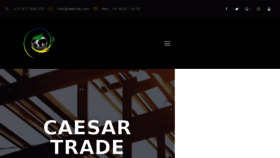 What Caesartrade.com website looked like in 2018 (5 years ago)