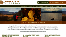 What Copperleaffinancial.com website looked like in 2018 (5 years ago)