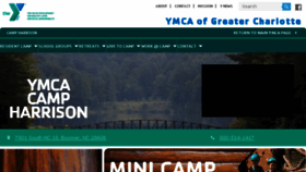 What Campharrison.org website looked like in 2018 (5 years ago)