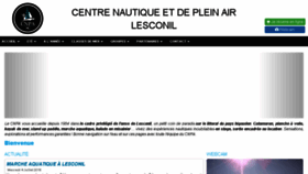 What Centrenautiquelesconil.com website looked like in 2018 (5 years ago)