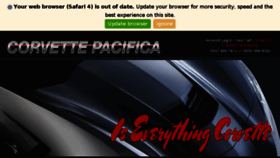 What Corvettepacifica.com website looked like in 2018 (5 years ago)