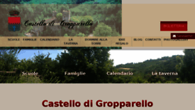 What Castellodigropparello.it website looked like in 2018 (5 years ago)