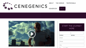 What Cenegenics.com website looked like in 2018 (5 years ago)