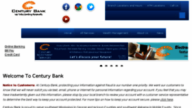 What Centurybank.net website looked like in 2018 (5 years ago)