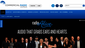 What Commercialradio.com.au website looked like in 2018 (5 years ago)
