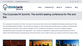 What Corporatepasummit.com website looked like in 2018 (5 years ago)