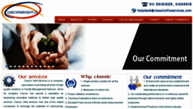 What Classicinfraservices.com website looked like in 2018 (5 years ago)
