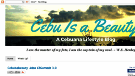 What Cebuisabeauty.com website looked like in 2018 (5 years ago)