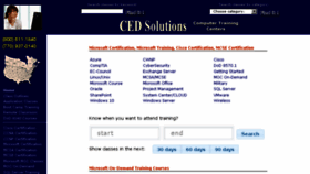 What Cedsolutions.com website looked like in 2018 (5 years ago)