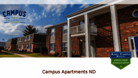 What Campusapartmentsnd.com website looked like in 2018 (5 years ago)