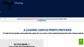 What Canvaschamp.ca website looked like in 2018 (5 years ago)
