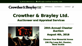 What Crowther-brayley.com website looked like in 2018 (5 years ago)