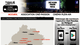 What Cinepassion-dordogne.com website looked like in 2018 (5 years ago)