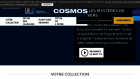 What Collectioncosmoslemonde.fr website looked like in 2018 (5 years ago)