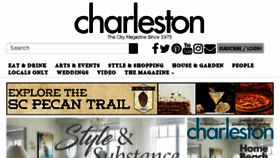 What Charlestonmag.com website looked like in 2018 (5 years ago)