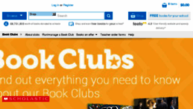 What Clubs.scholastic.co.uk website looked like in 2018 (5 years ago)