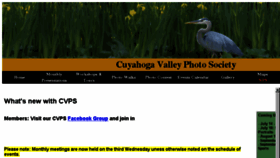 What Cvps.org website looked like in 2018 (5 years ago)