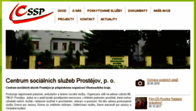What Csspv.cz website looked like in 2018 (5 years ago)