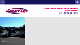 What Clamartcars.com website looked like in 2018 (5 years ago)
