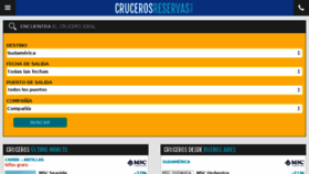 What Crucerosreservas.com.ar website looked like in 2018 (5 years ago)