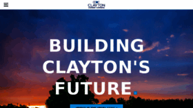 What Claytonchamber.com website looked like in 2018 (5 years ago)