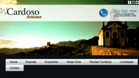 What Cardosoturismo.com.br website looked like in 2018 (5 years ago)