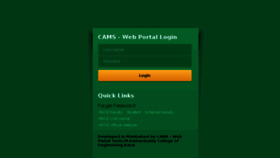 What Camsmkce.in website looked like in 2018 (5 years ago)