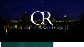 What Cedarrapidswebdesign.com website looked like in 2018 (5 years ago)