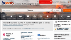 What Caracas.locanto.com.ve website looked like in 2018 (5 years ago)