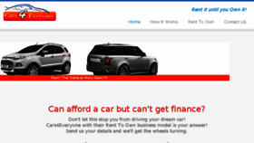 What Cars4everyone.co.za website looked like in 2018 (5 years ago)
