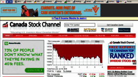 What Canadastockchannel.com website looked like in 2018 (5 years ago)