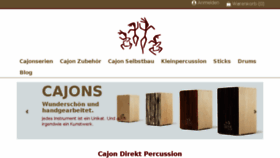 What Cajon-direkt.de website looked like in 2018 (5 years ago)
