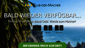 What Club-der-macher.com website looked like in 2018 (5 years ago)
