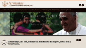 What Carmelitastsj.org website looked like in 2018 (5 years ago)