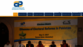 What Cpdi-pakistan.org website looked like in 2018 (5 years ago)