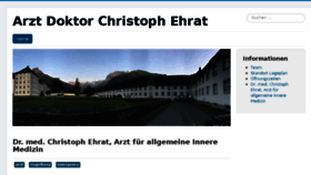 What Christoph-ehrat.ch website looked like in 2018 (5 years ago)