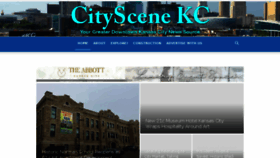 What Cityscenekc.com website looked like in 2018 (5 years ago)