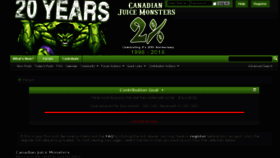 What Canadianjuicemonsters.net website looked like in 2018 (5 years ago)