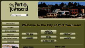 What Cityofpt.us website looked like in 2018 (5 years ago)