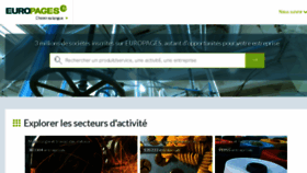 What Cosmetiques.europages.fr website looked like in 2018 (8 years ago)