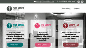 What Caremedico.cz website looked like in 2018 (5 years ago)