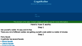 What Cryptroller.com website looked like in 2018 (5 years ago)