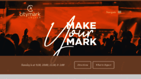 What Citymarkchurch.org website looked like in 2018 (5 years ago)