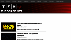 What Cgi.theforce.net website looked like in 2018 (5 years ago)