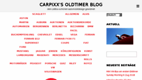 What Carpixx.ch website looked like in 2018 (5 years ago)