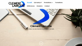 What Clement-lamotte.com website looked like in 2018 (5 years ago)