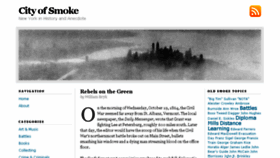 What Cityofsmoke.com website looked like in 2018 (5 years ago)
