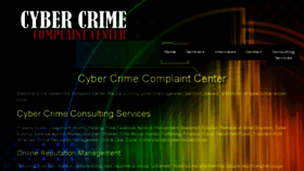 What Cybercrimecomplaintcenter.com website looked like in 2018 (5 years ago)